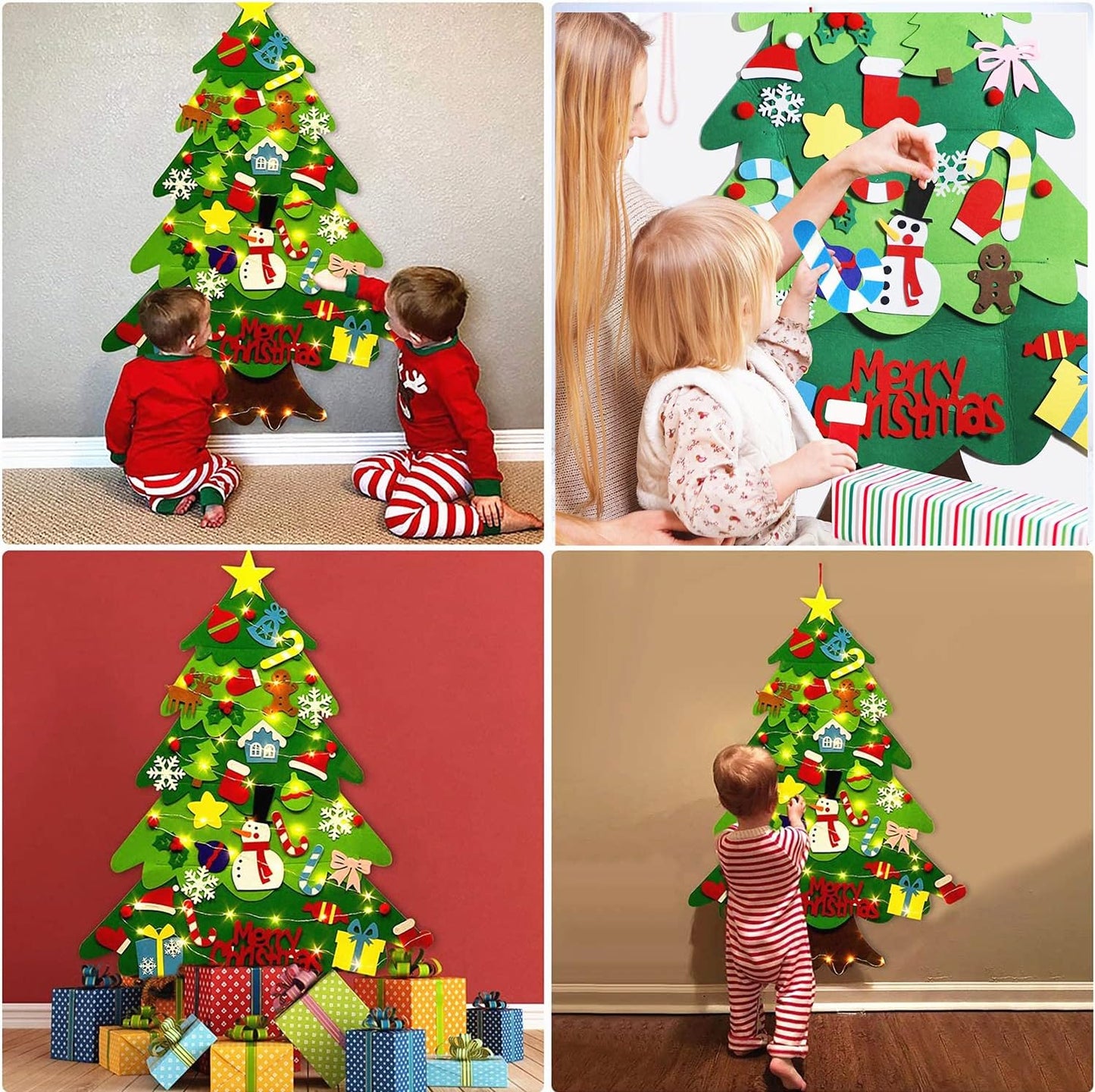 Sapin de Noël™ | Arbre de Noël en Feutre-Décoration pour Enfant