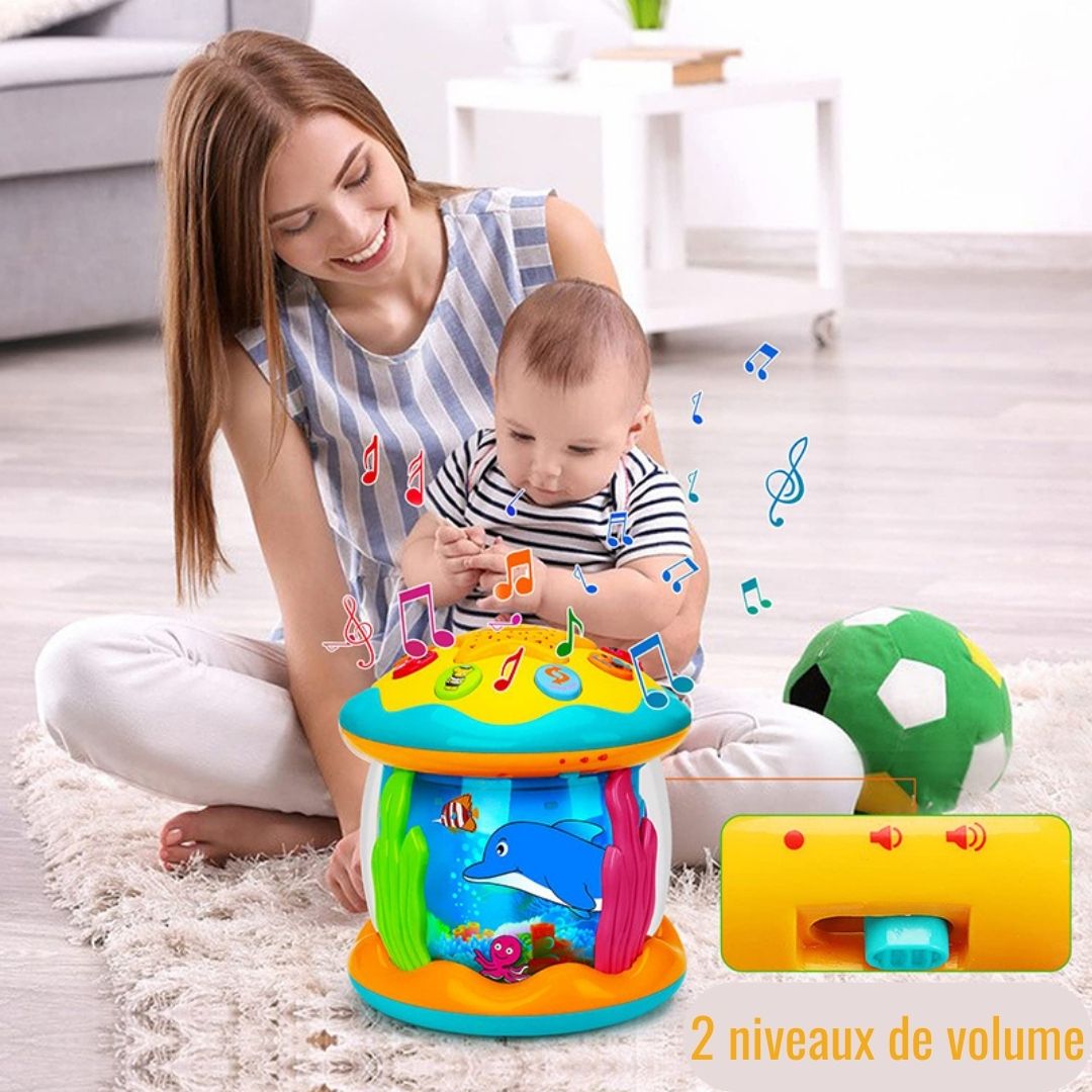 Baby-Crawl-Toy™ | Jouet à ramper musical lumineux éducatif pour bébés à partir de 3 mois