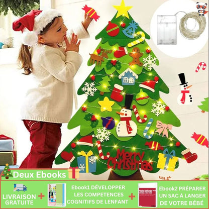 Sapin de Noël™ | Arbre de Noël en Feutre-Décoration pour Enfant