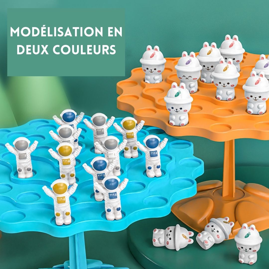 Jenga Jouets Montessori, arbre équilibré , jeu de société pour enfants, bureau interactif Parent-enfant