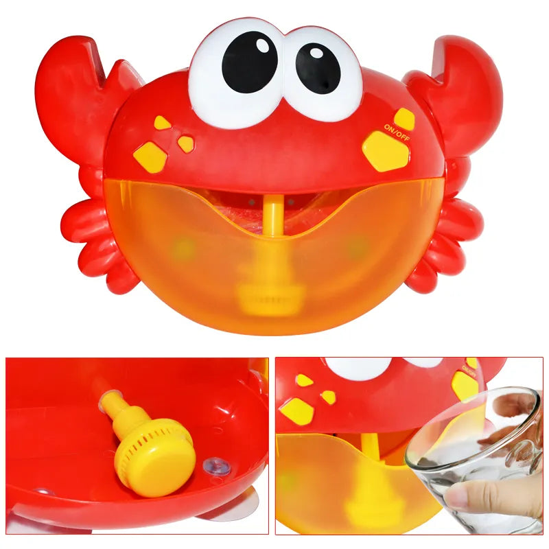 Crabes à bulles pour enfants, jouet de bain pour bébé, fabricant de bulles de bain, piscine, baignoire