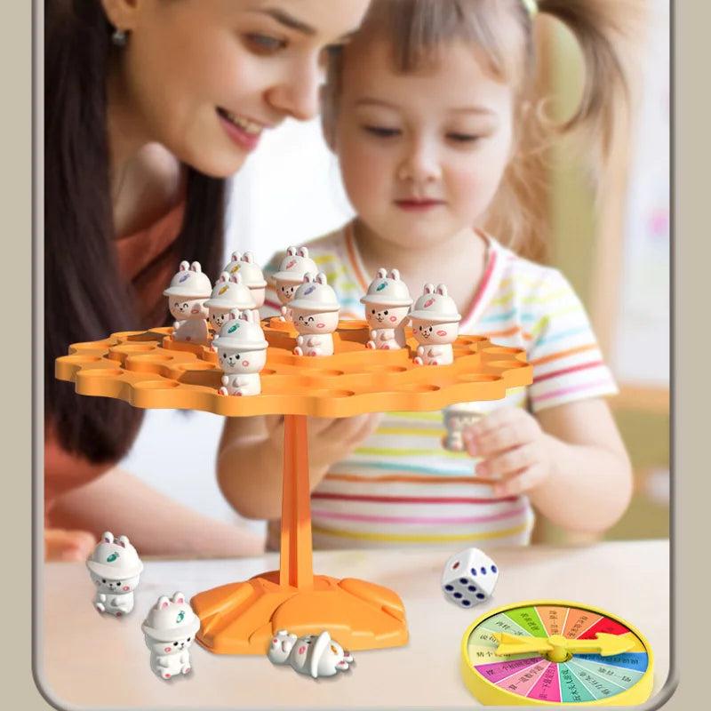 Jenga Jouets Montessori, arbre équilibré , jeu de société pour enfants, bureau interactif Parent-enfant