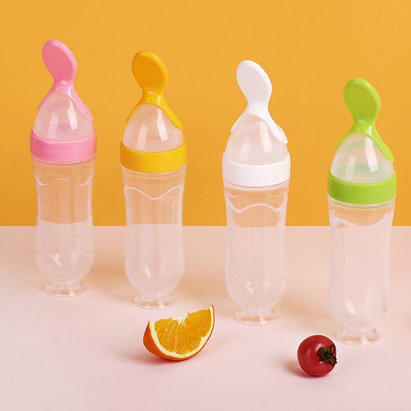 Biberon avec cuillère pour nouveau-né | EasyBottle™ - Mon Petit Héros