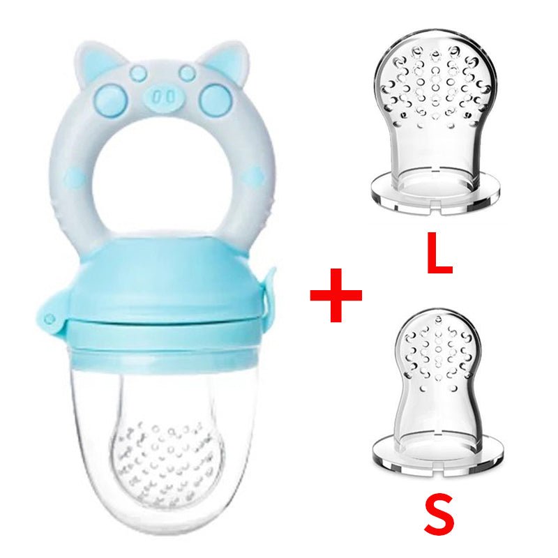 Lollipop-Baby-Feeding™ | Mangeoire à fruits en silicone avec couvercle pour bébé - Mon Petit Héros