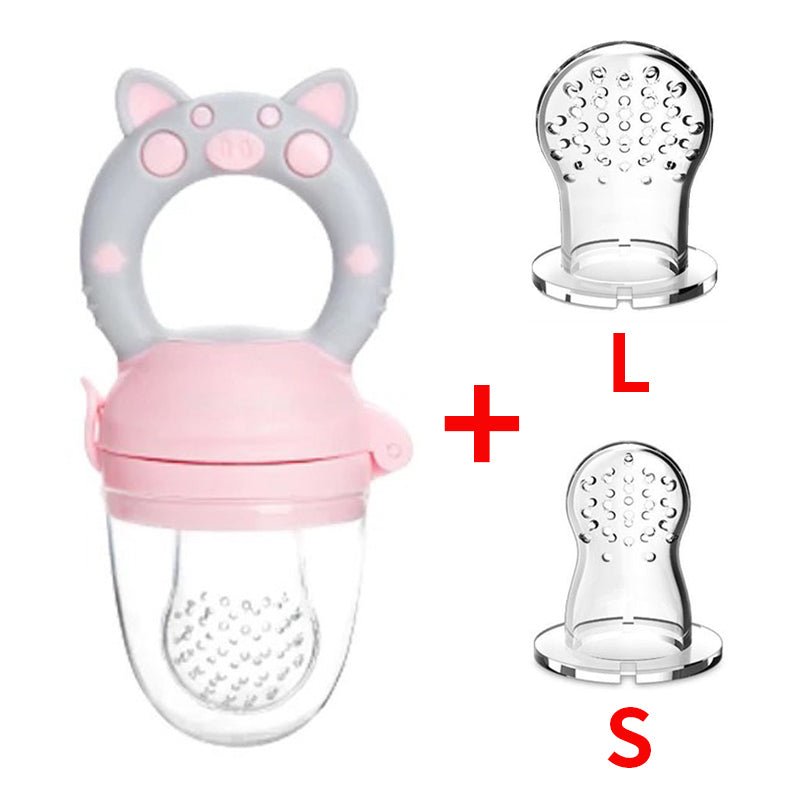 Lollipop-Baby-Feeding™ | Mangeoire à fruits en silicone avec couvercle pour bébé - Mon Petit Héros