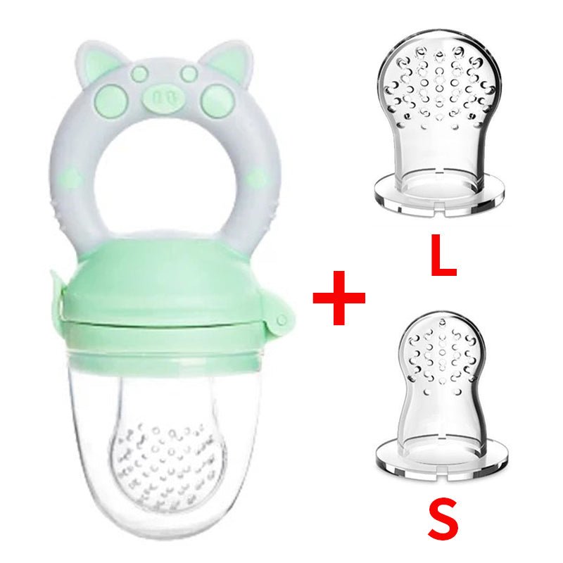 Lollipop-Baby-Feeding™ | Mangeoire à fruits en silicone avec couvercle pour bébé - Mon Petit Héros